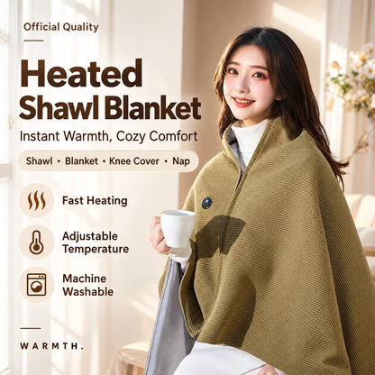 🔥 HeatHug™ Fast-Heating Wearable Blanket