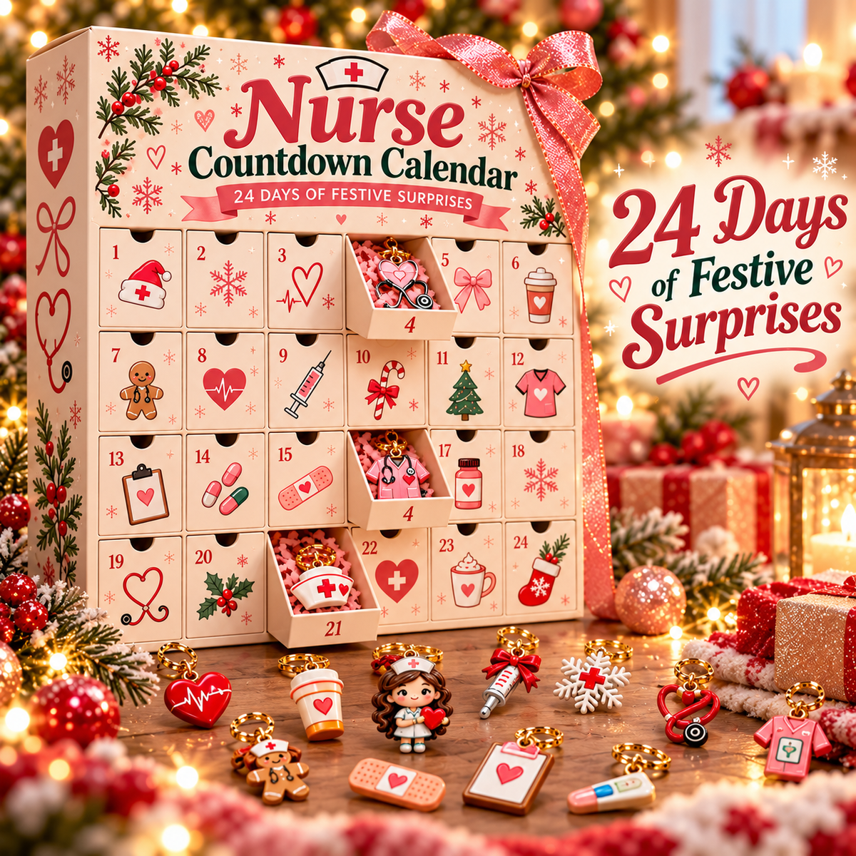 🩺 Nurse Advent Calendar – 24 Days of Surprise Gifts for Nurses