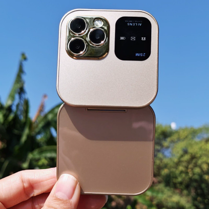 📱 MiniMuse™ Pocket Phone  – Stylish Mini Camera-Inspired Accessory for Everyday Carry