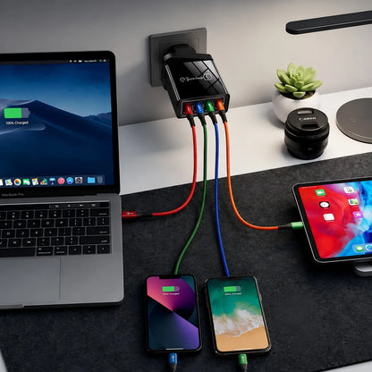 Four-Port Travel Charger