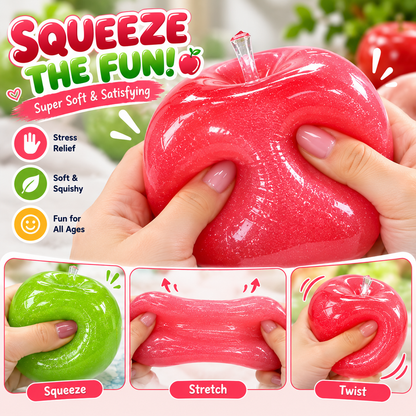 🍎 Color-Changing Apple Squishy – Squeeze & Smile!