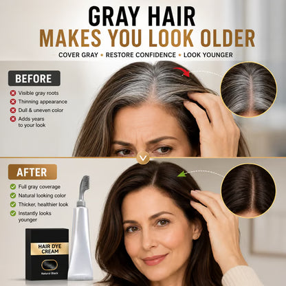 🔥Hot sell TODAY | Instant Gray Coverage Hair Dye Comb for Men & Women