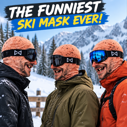 😂 Funny Ski Mask – The Ultimate Slope Prank!