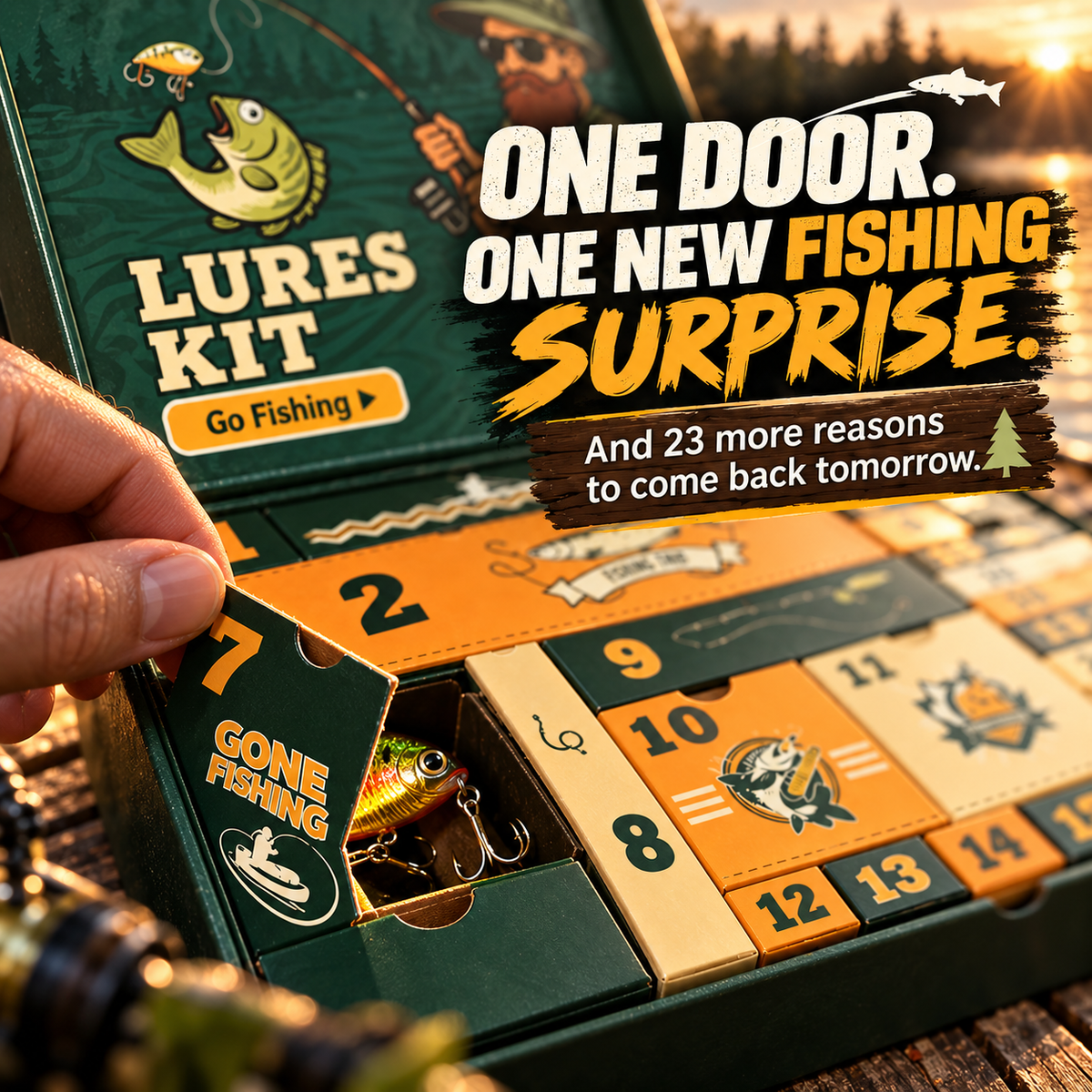 Fishing Advent Box – 24 Days of Lure Surprises