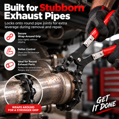 Heavy-Duty Adjustable Chain Pliers – Pipe, Oil Filter & Exhaust Grip Tool