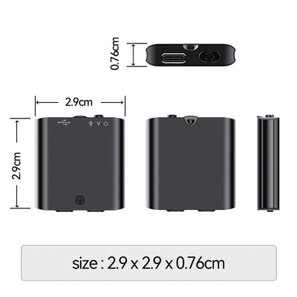 🎉 Mini Magnetic Voice Recorder One-Touch Recording