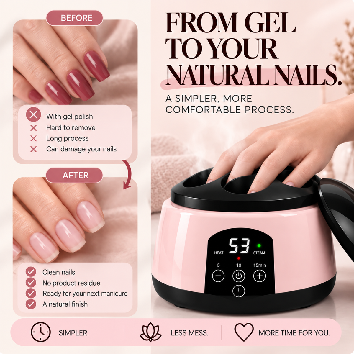 NailPure Pro™ – Electric Gel Nail Polish Remover