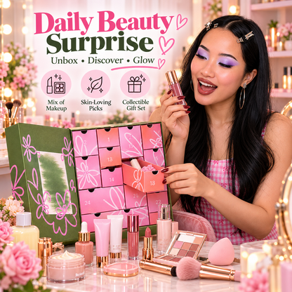 💄 BlushBloom™ Beauty Advent Calendar – Makeup & Skincare Surprise Gift Box