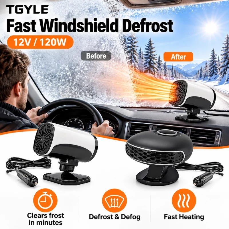 🥶🚗 Foggy Windshield? Meet Your Winter Car Essential! 🔥