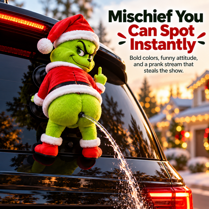 🎄 Funny Christmas Car Wiper Decoration – Holiday Mischief Ornament 🚗🎅