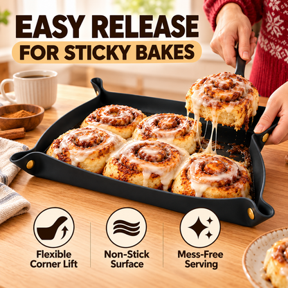 🍳 FlexiTray™ Non-Stick Food Prep Tray – Flexible, Reusable & Easy to Clean