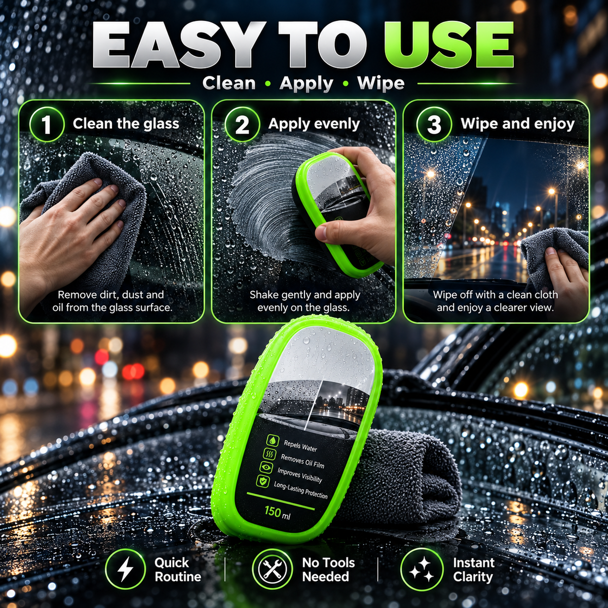 AquaVision™ Windshield Protector ⭐⭐⭐⭐⭐