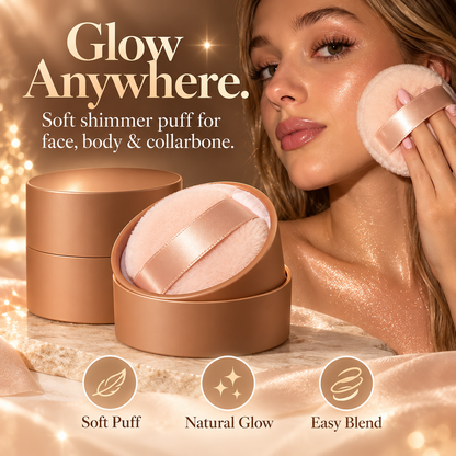 ✨ Glow Puff™ | Radiant Shimmer for Face & Body 💖