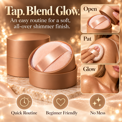 ✨ Glow Puff™ | Radiant Shimmer for Face & Body 💖