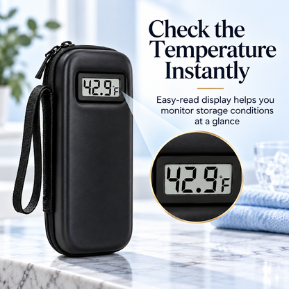 🔥Insulin Cooler Travel Case with Temperature Display