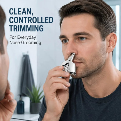 🔥HOT SALE🔥✂️ Manual Nose Hair Trimmer – Precision Grooming. No Battery Needed.