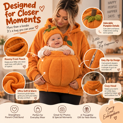 Pumpkin Hug Hoodie – Cozy Fall Moments for Mom & Baby