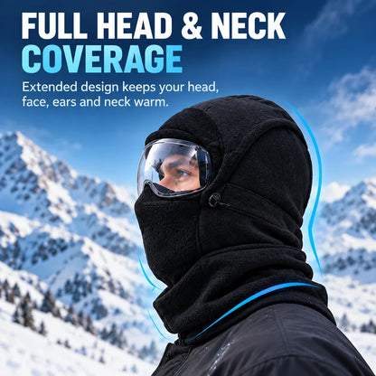❄️ WinterShield™ | 360° Full-Face Windproof Balaclava with Clear Eye Shield