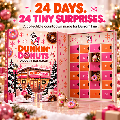 🍩 Donut & Brew™ 24-Day Advent Calendar – 24 Sweet Surprises for Coffee Lovers