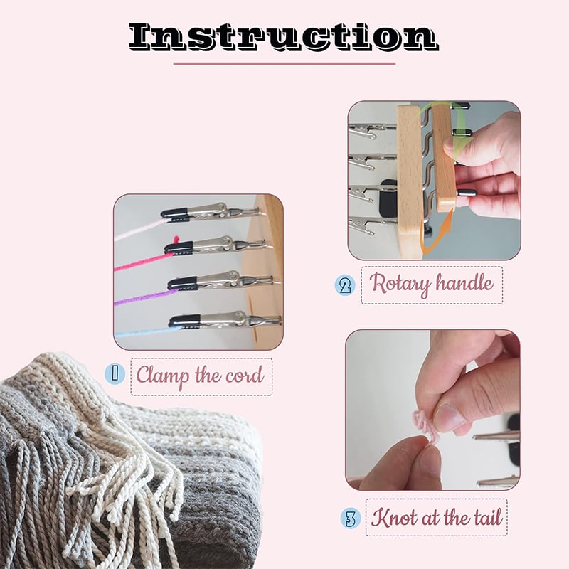 🎉 🧵Fringe Twister – Fast & Easy Tassel Twisting Tool