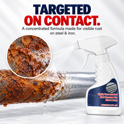 ⚡ RustX™ Pro Rust Remover – Heavy-Duty Spray Solution for Steel & Iron Restoration