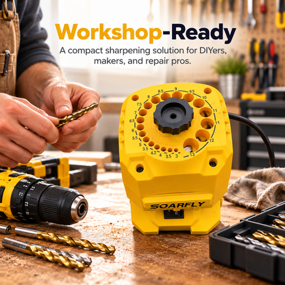 🔧 Electric Drill Bit Sharpener – Fast & Precise Sharpening ⚡