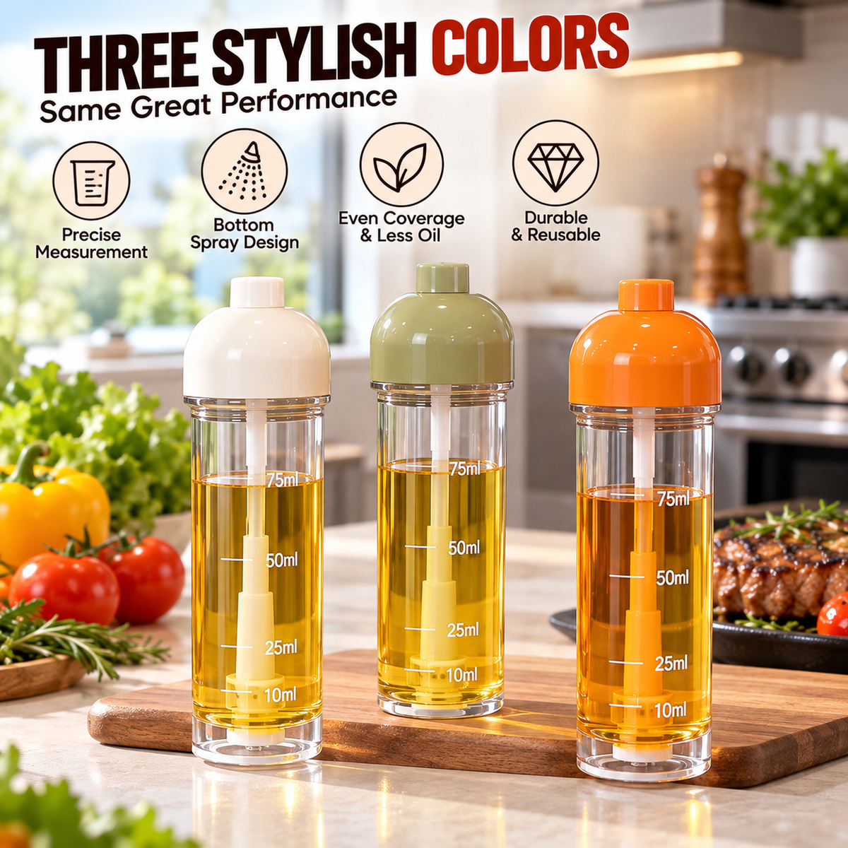Refillable Cooking Oil Sprayer — More Control, Less Guesswork