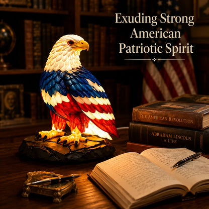 🔥🇺🇸 Patriotic Eagle LED Table Lamp 🦅 Proud American Home Decor – Buy 2 & Get Free Shipping