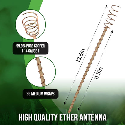 Electroculture Plant Stakes 8 Pack | Enhance Plant Growth with Natural Energy
