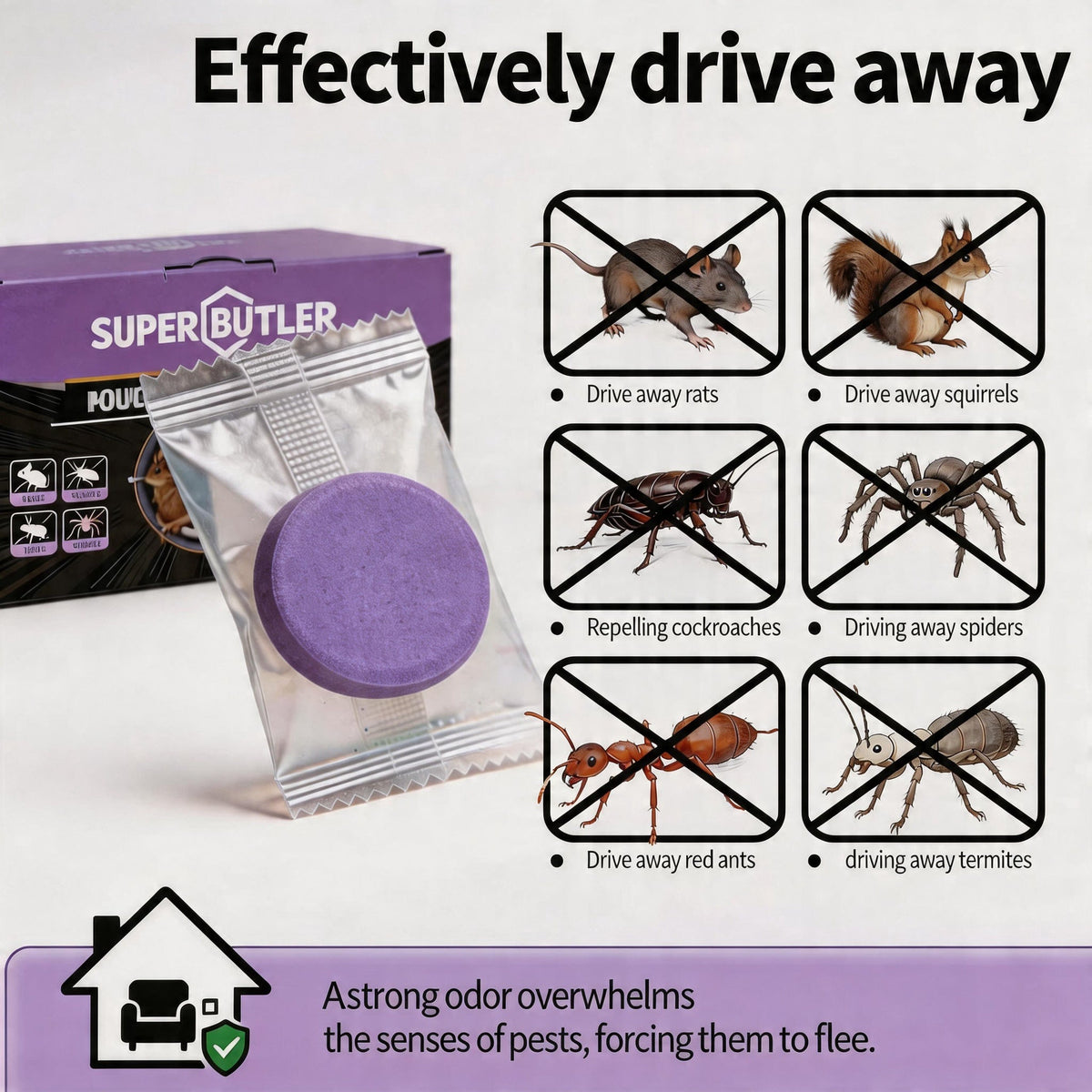 No Kill Rat Repellent, Safe for Home & Family