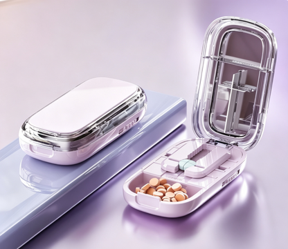 💊 Portable Pill Cutter｜Clean & Accurate Medicine Splitter