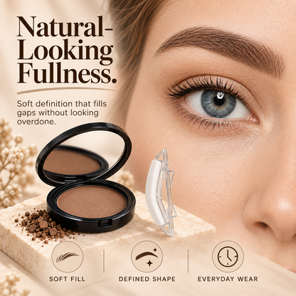 Waterproof Eyebrow Stamp & Shaping Kit – Natural Full Brow Powder