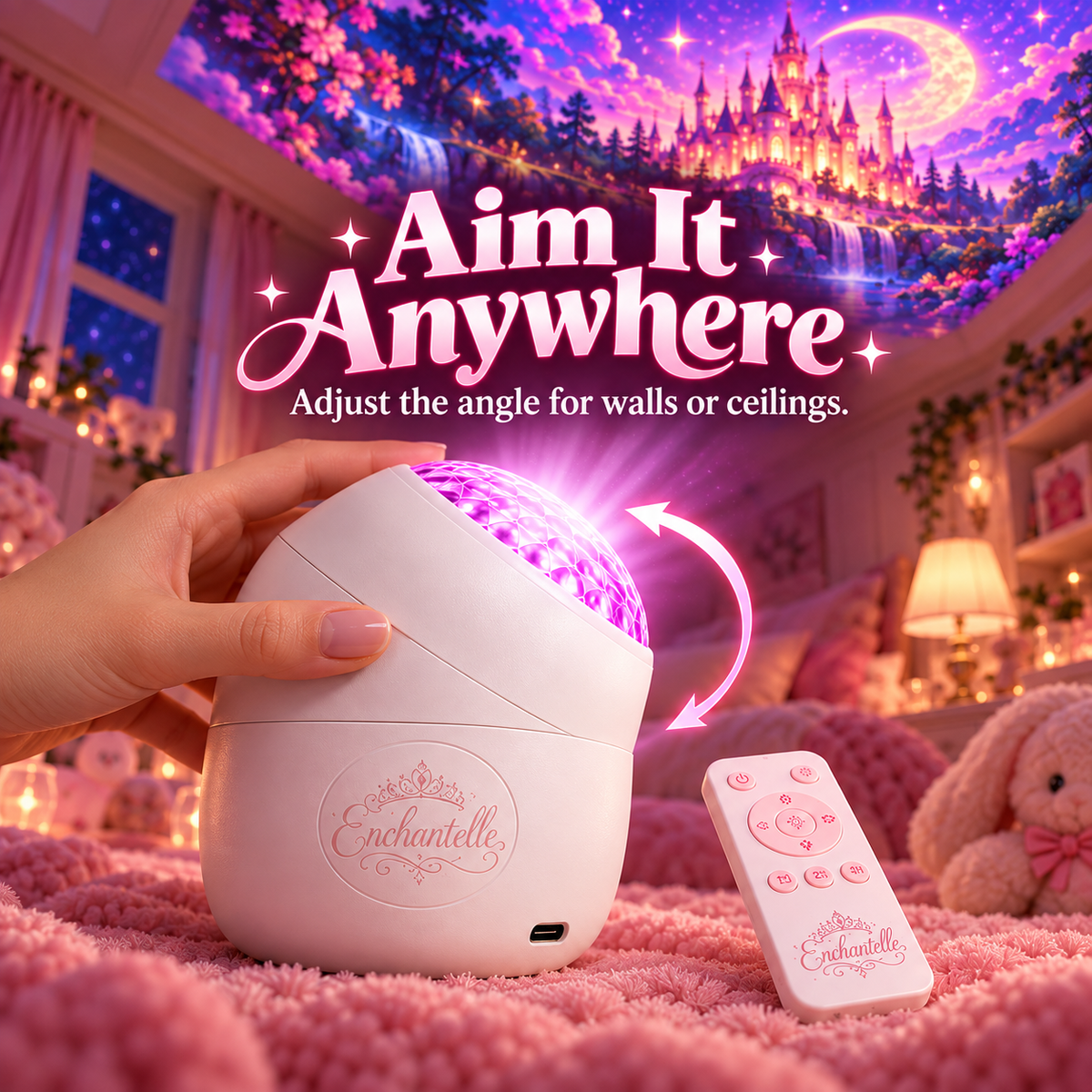 Magical room projector with fantasy scene films - product image 7