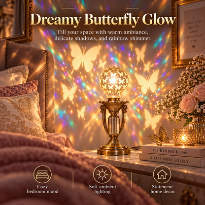 🦋 ButterflyGlow™ Projection Bulb – Dreamy Wall Art Light for Elegant Home Ambience