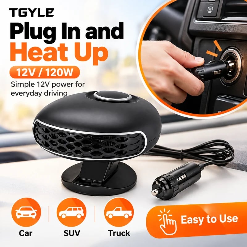 🥶🚗 Foggy Windshield? Meet Your Winter Car Essential! 🔥