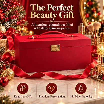 💄 GlamVault™ Luxury Beauty Advent Calendar – 24 Days of Beauty Surprises & Holiday Magic