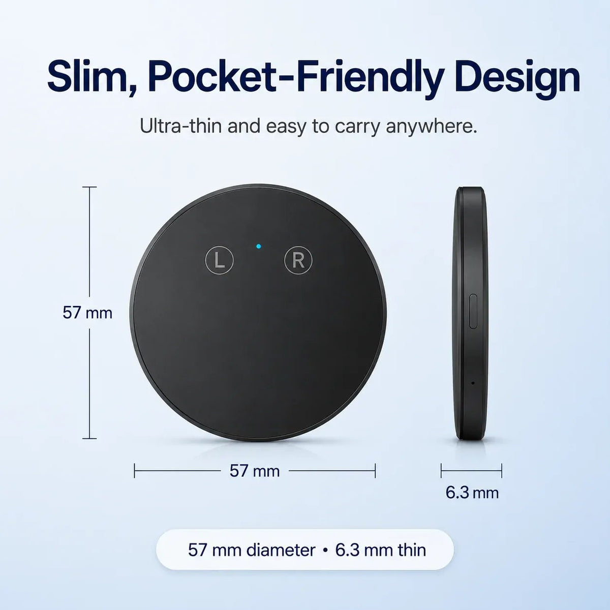 🌍 LinguaGo™ AI Pocket Translator – Real-Time Voice Translation Device for 165+ Languages