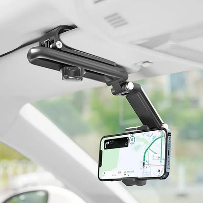 📱 1080° Visor Phone Holder – Rotate, Extend & Fold