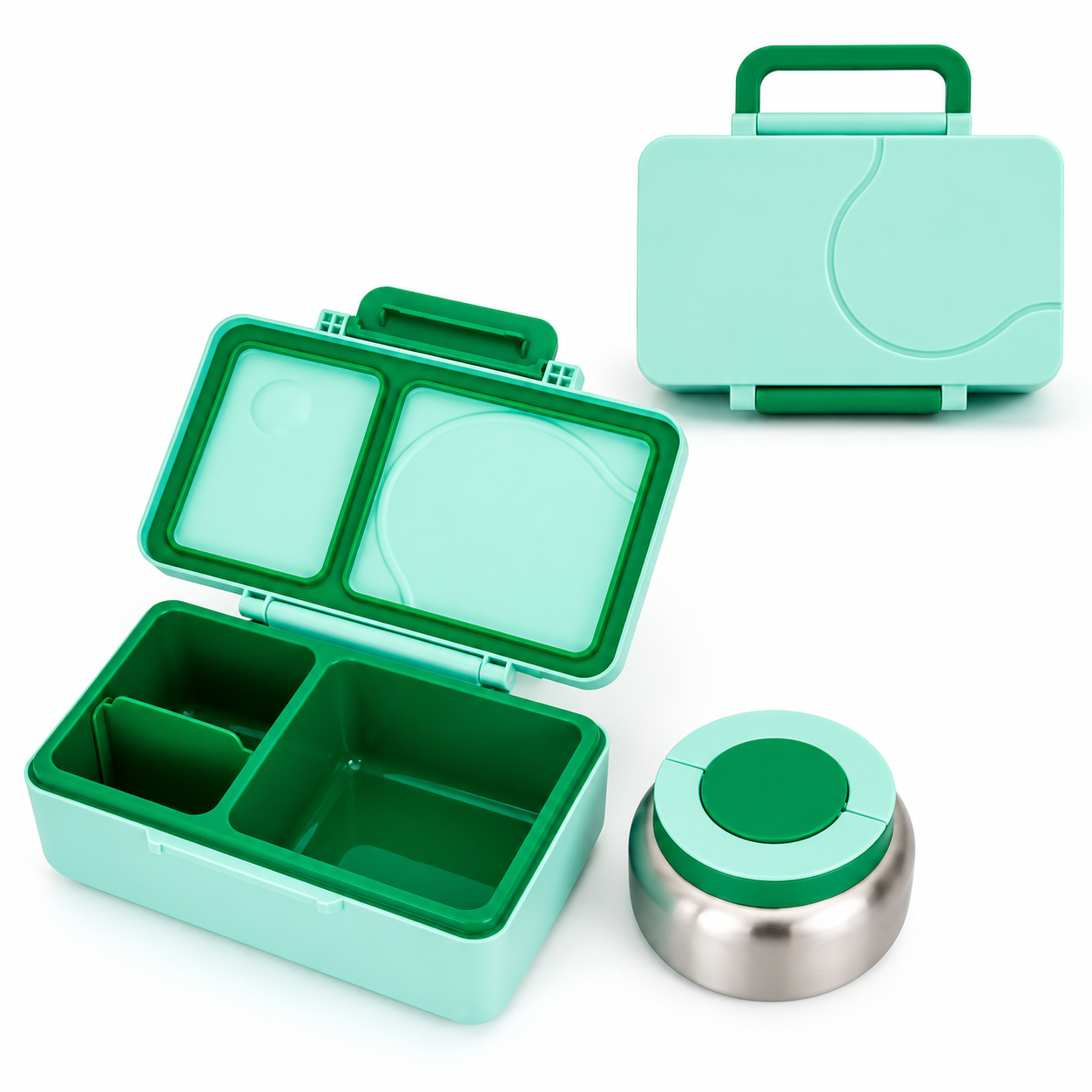 FreshMate green bento lunch box