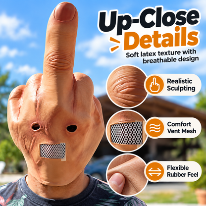 🔥 FlipFace™ Funny Gesture Prank Mask