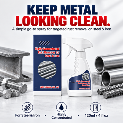 ⚡ RustX™ Pro Rust Remover – Heavy-Duty Spray Solution for Steel & Iron Restoration