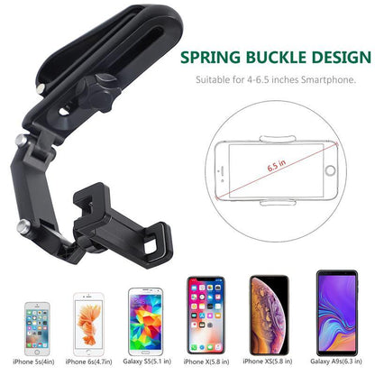 📱 1080° Visor Phone Holder – Rotate, Extend & Fold