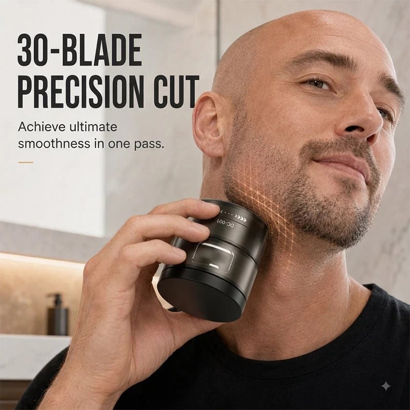 🔥 GroomX™ 2-in-1 Bald Head Shaver & Beard Trimmer – One Groomer, Total Control