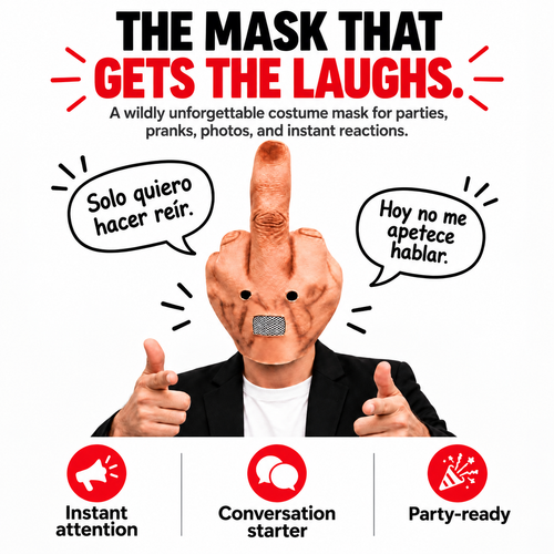 The Ultimate Laugh Mask™ – The Viral Prank Costume Mask That Turns Every Party Into a Comedy Show