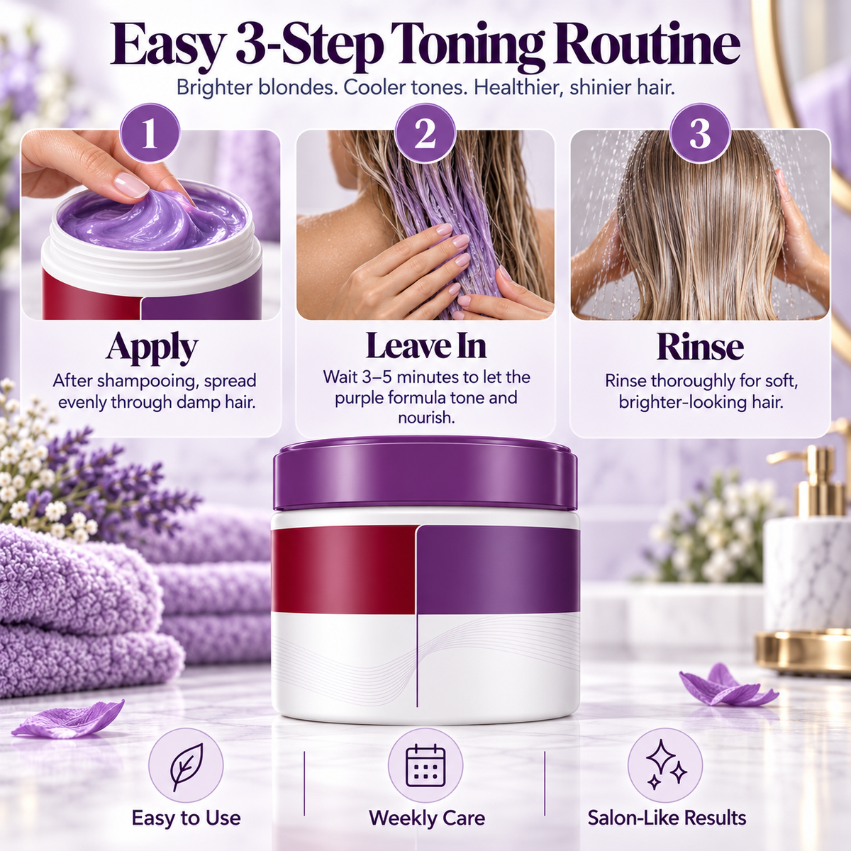 VioletGlow™ Purple Hair Mask ⭐⭐⭐⭐⭐