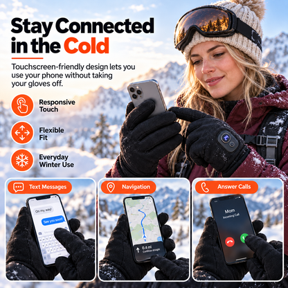 🔥 HeatCore™ Rechargeable Heated Gloves – 3-Mode Smart Heating & Touchscreen Winter Gloves