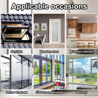 Peel-and-stick door seal installation reference