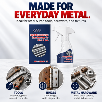 ⚡ RustX™ Pro Rust Remover – Heavy-Duty Spray Solution for Steel & Iron Restoration