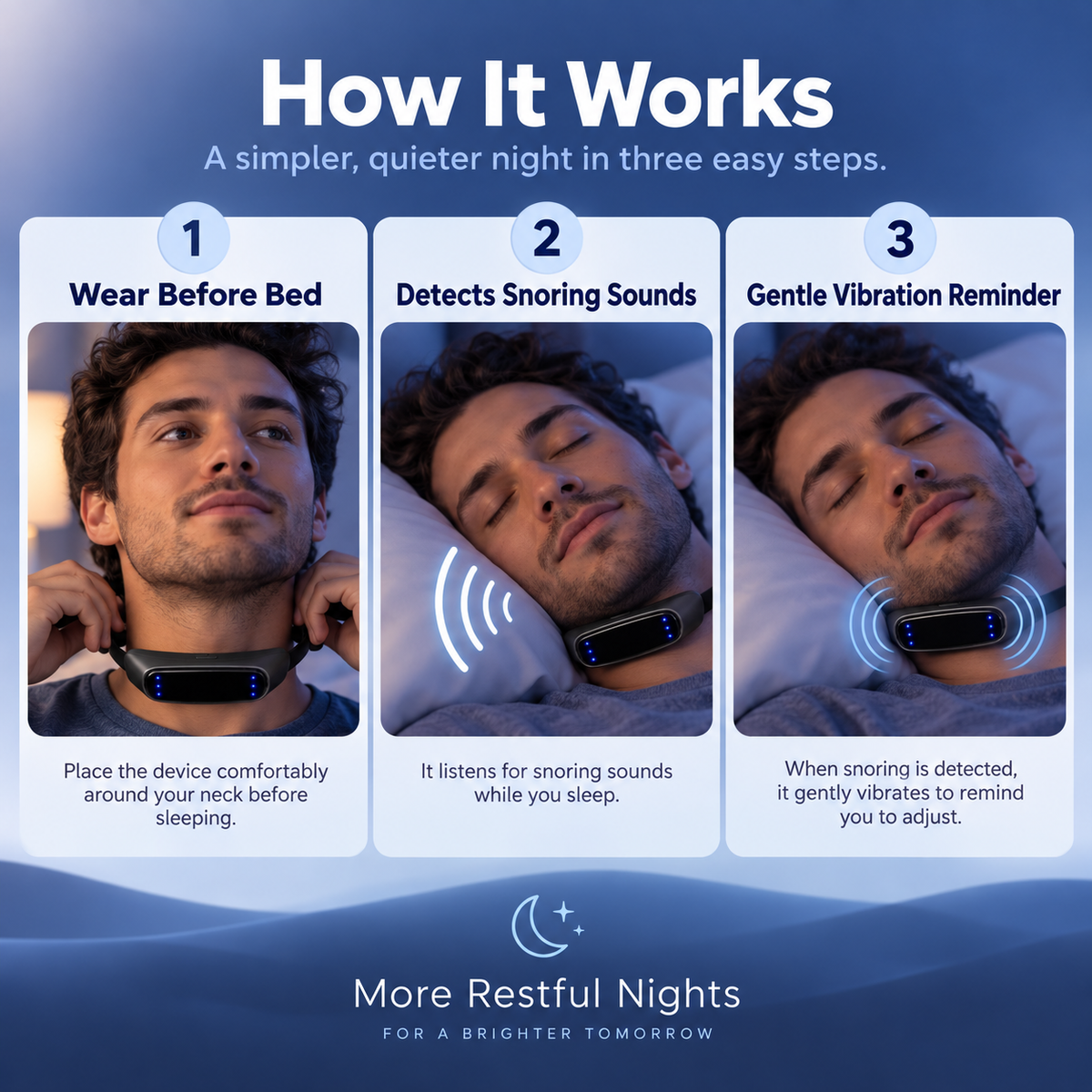 Smart anti-snoring wearable - product image 4