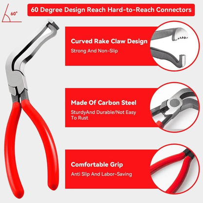 🔧 5-Piece Hose Clamp Pliers Set – Automotive Hose Clamp Removal Tool Kit
